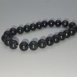 2/$13 Black Gemstone Spiritual Bracelet